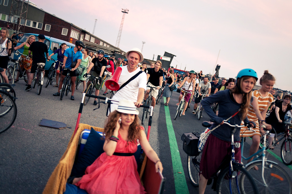 We Love Helsinki Bicycle Day event in Kalasatama, 2011. Photo: Johannes Romppanen